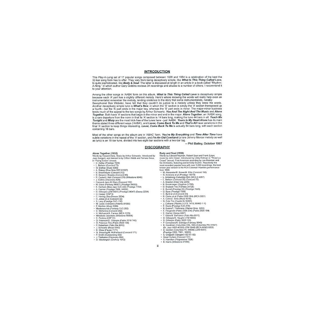 Jamey Aebersold Body & Soul – Thomann Ireland