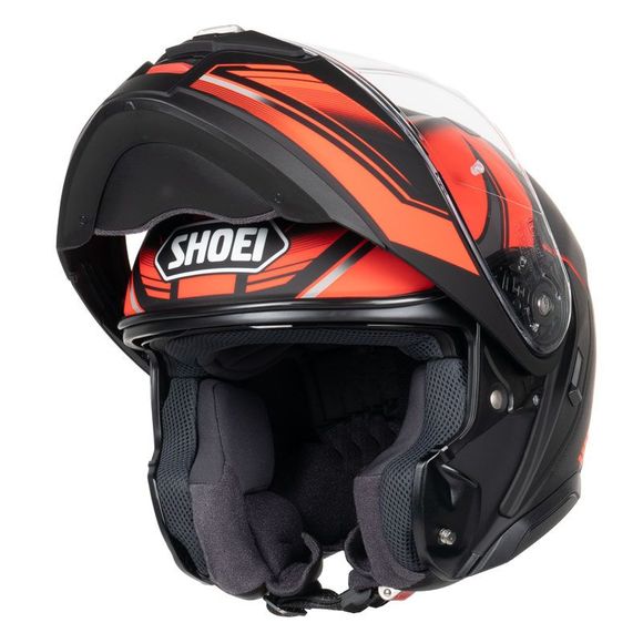 Casque modulable Shoei NEOTEC 3 - GRASP - Noir / RougeRef : SI0539-C7766