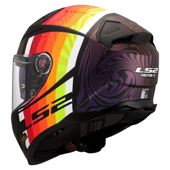 Casque intégral LS2 FF811 - VECTOR II - FREEDOM - Noir / RoseRef : LS1026