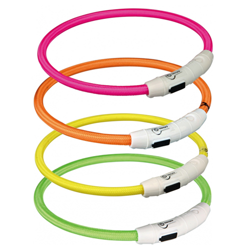 Trixie USB Flash Light Ring - L/XL - Pink