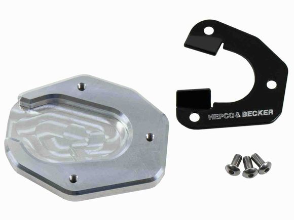 Hepco & Becker side stand extension - black/silverRef: HBE02612A / 42117610 00 91
