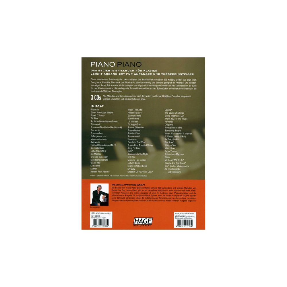 Hage Musikverlag Piano Piano 1 Easy – Thomann Ireland