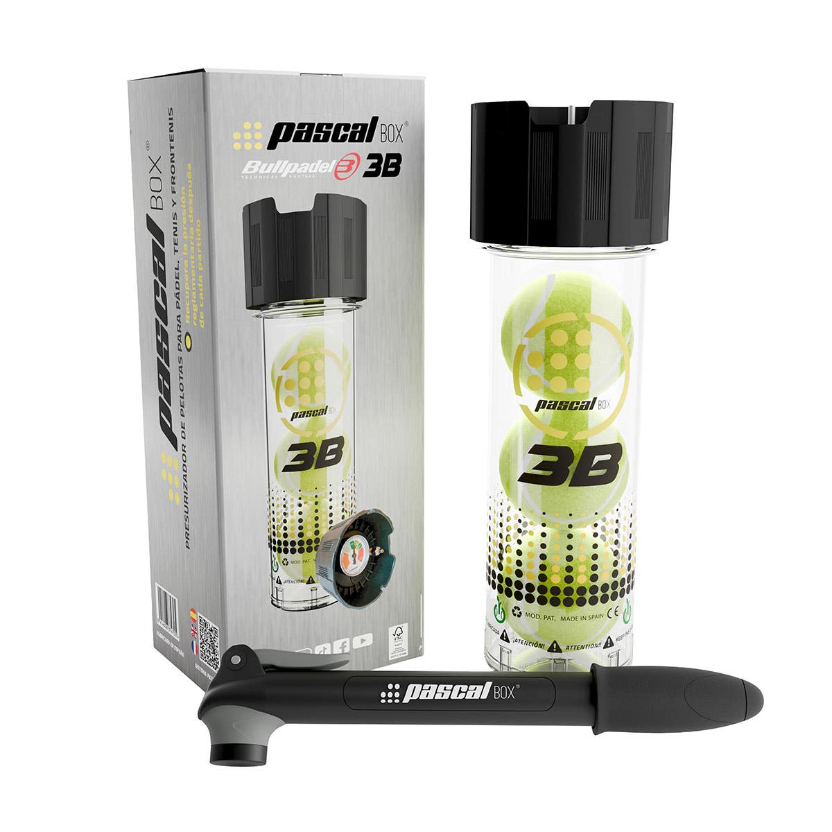 BULLPADEL PASCAL BOX 3B PRESSURIZER