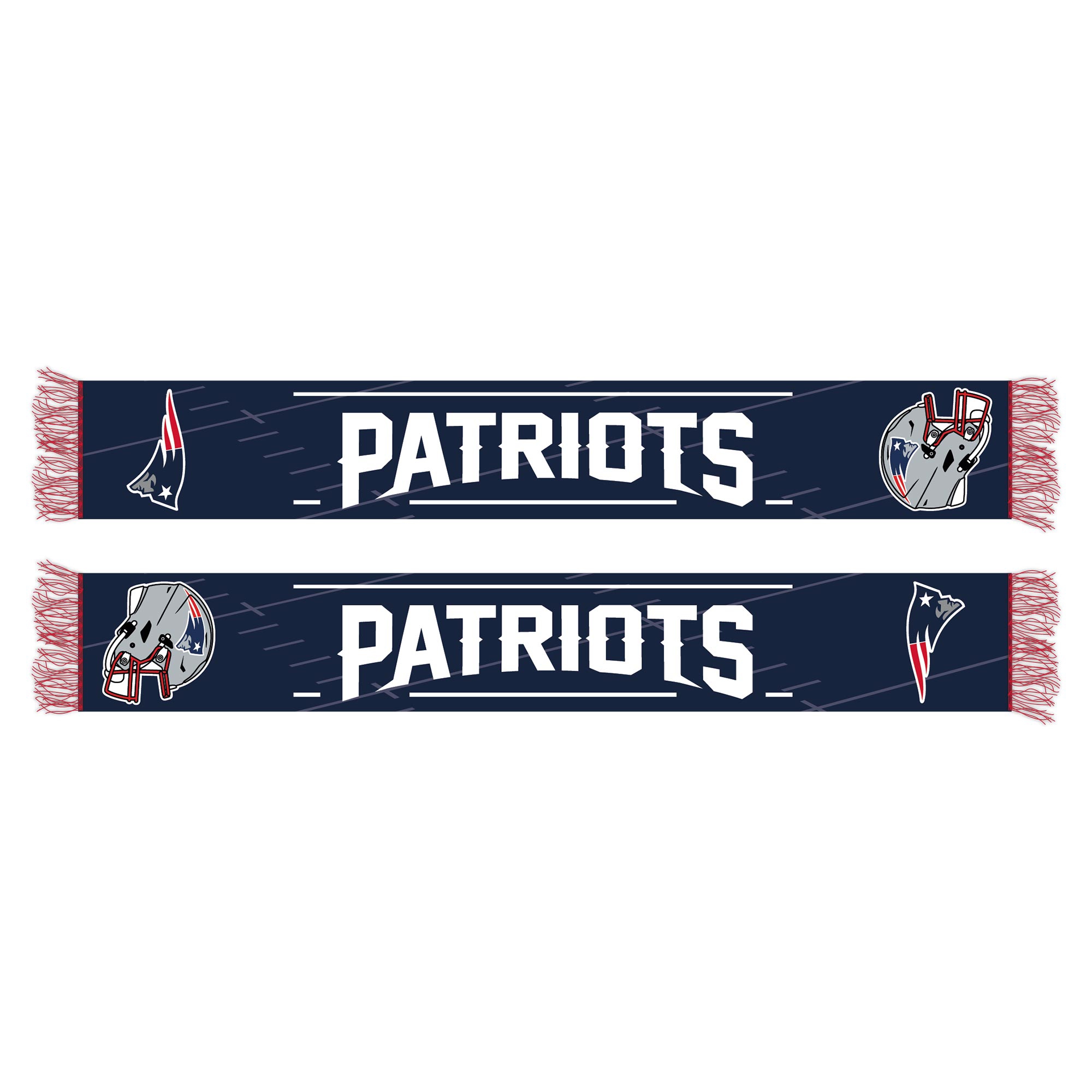 New England Patriots Wordmark NFL Scarf