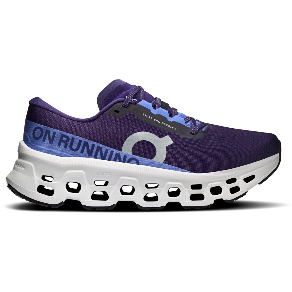 On Cloudmonster 3 Running Shoes Women - Wide - Nebula | Ivory