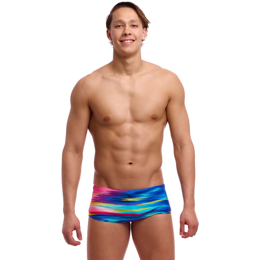 Funky Trunks Sidewinder Eco Swim Trunks Men - Lost Ocean