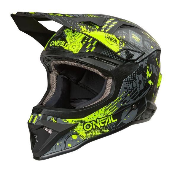 Cross O'Neal 1SRS helmet - Vibrant 2025 - Black / YellowRef: OL2191