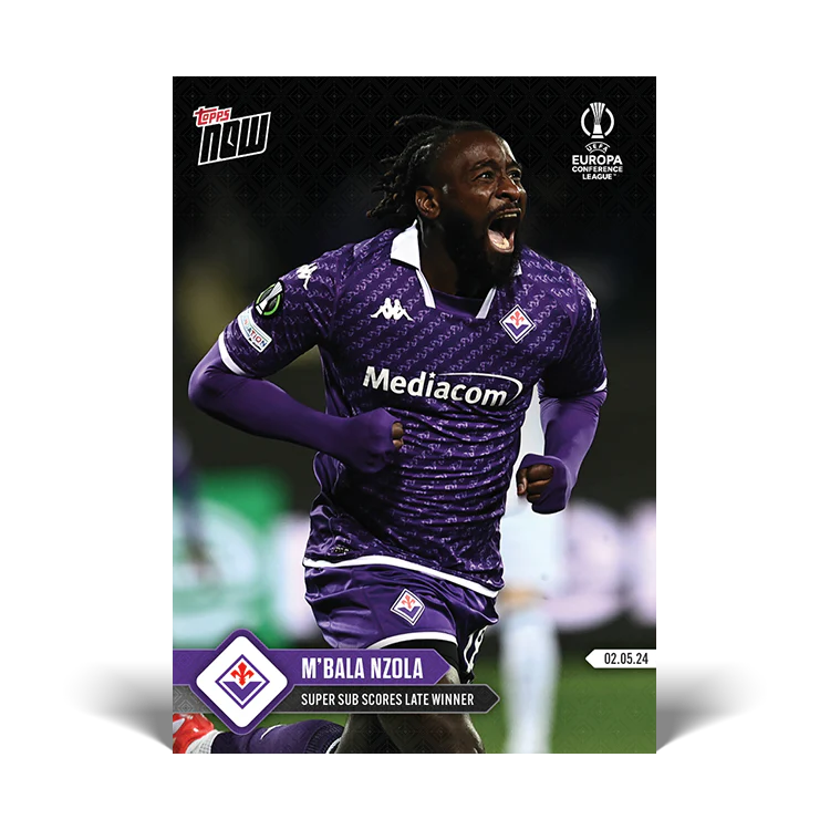 M'Bala Nzola - Super sub scores late winner - 23/24 UECL TOPPS NOW® Card 7