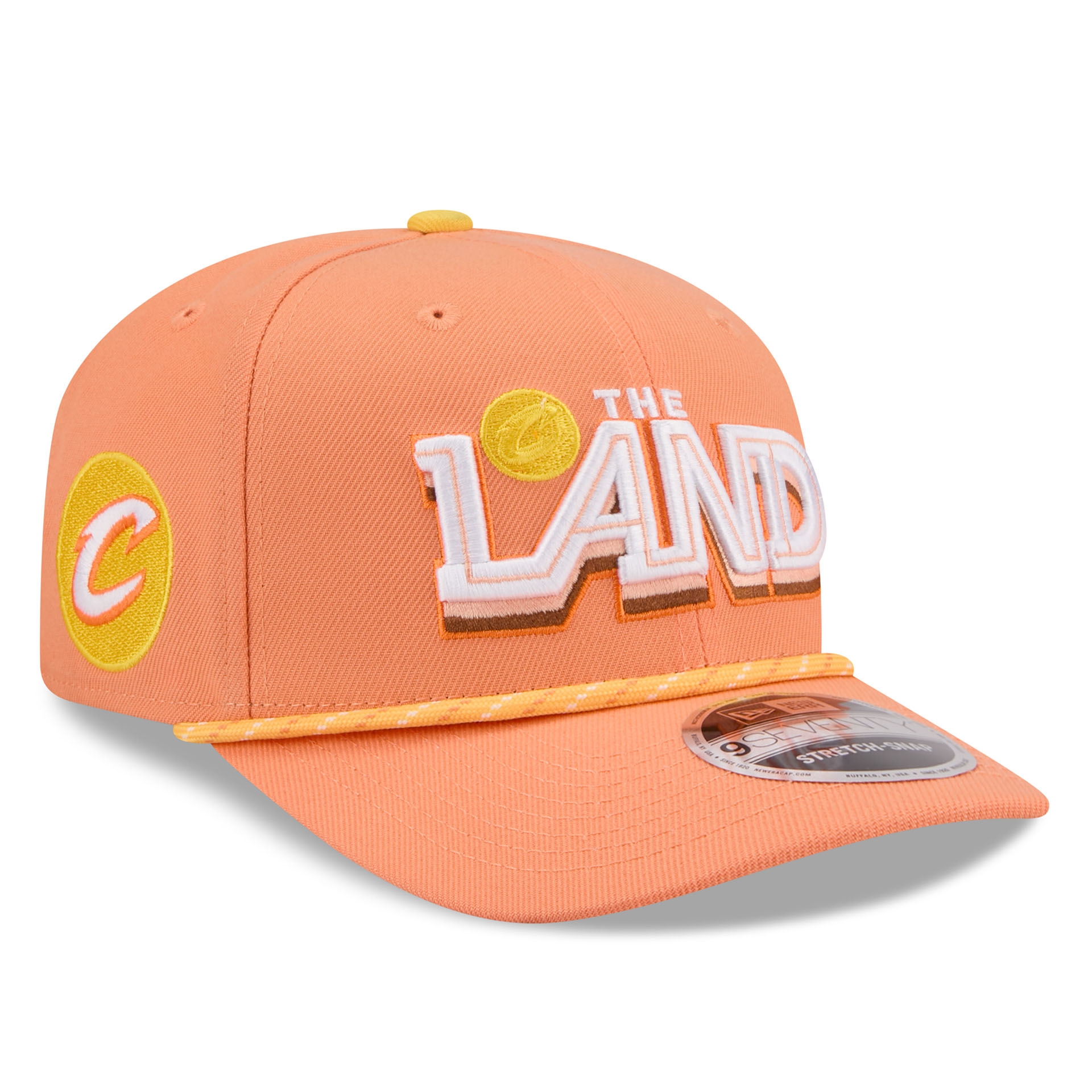 Cleveland Cavaliers 2025-26 NBA City Edition 9SEVENTY Stretch-Snap Cap