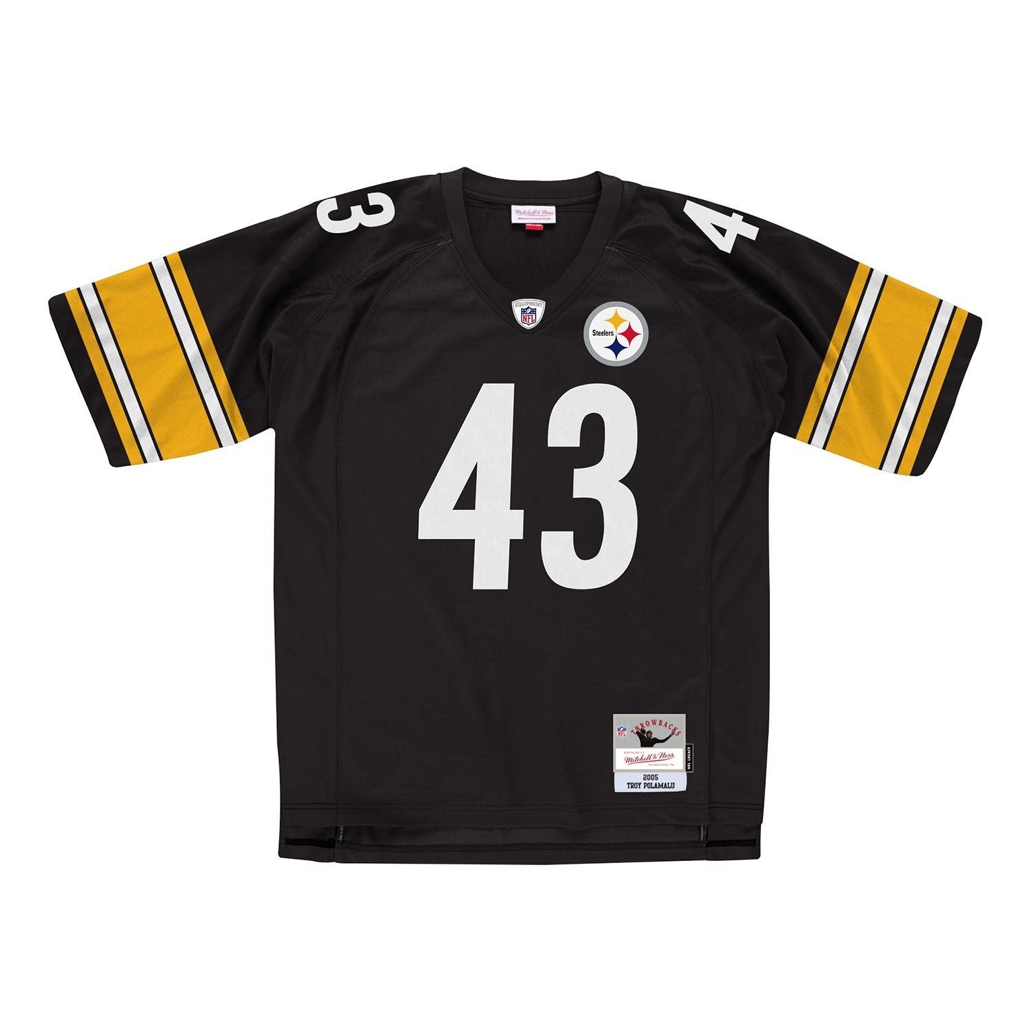 Troy Polamalu #43 Pittsburgh Steelers Legacy Throwback NFL Jersey