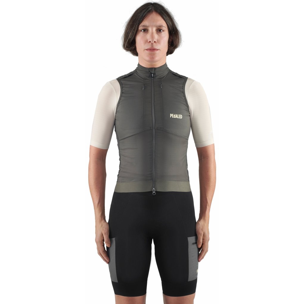 PEdALED Odyssey Alpha® Insulated Vest Women - Dark Grey