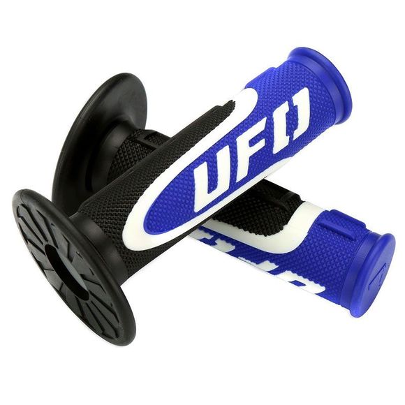 Ufo AXIOM Universal Handlebar Grips - Black / BlueRef: UF1162