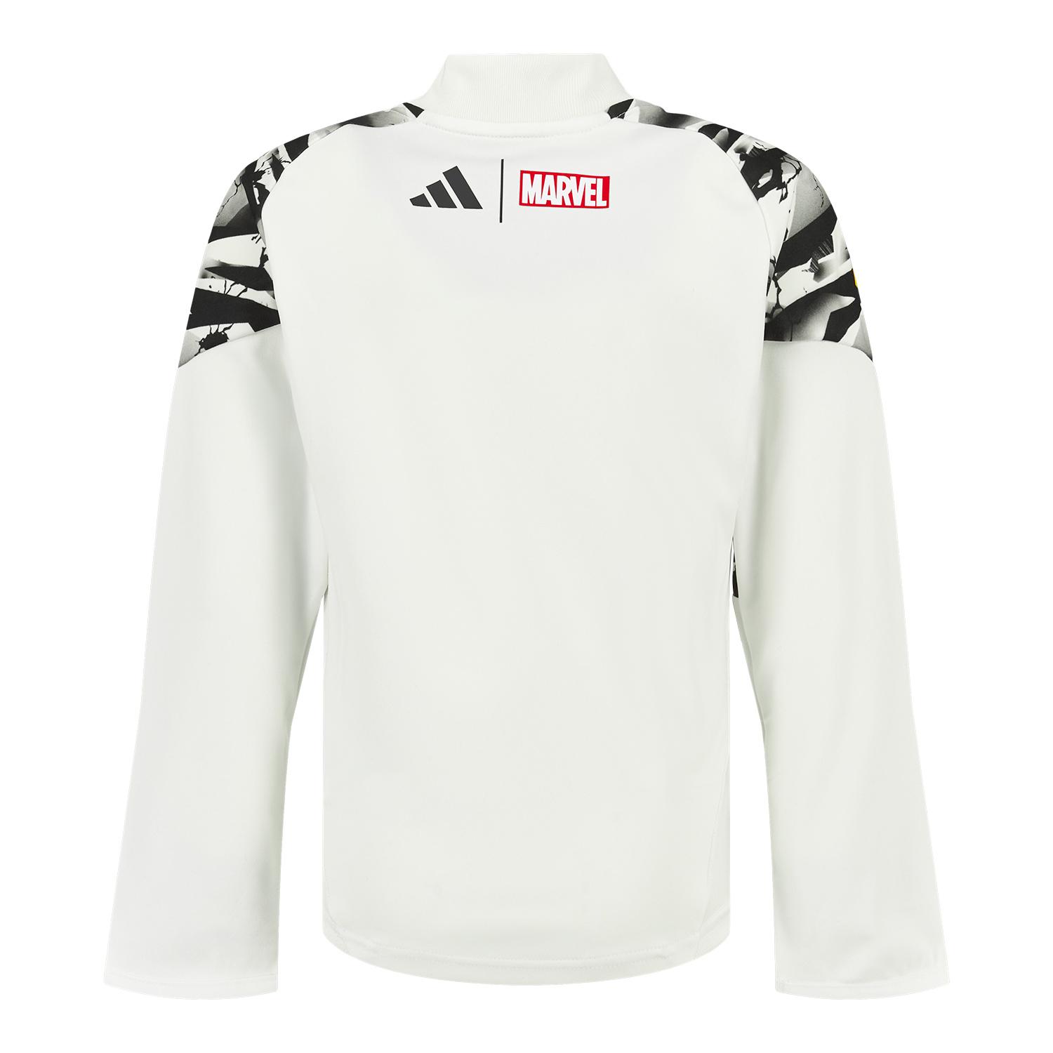 Youth adidas Marvel Training Top 25/26 White/Gold