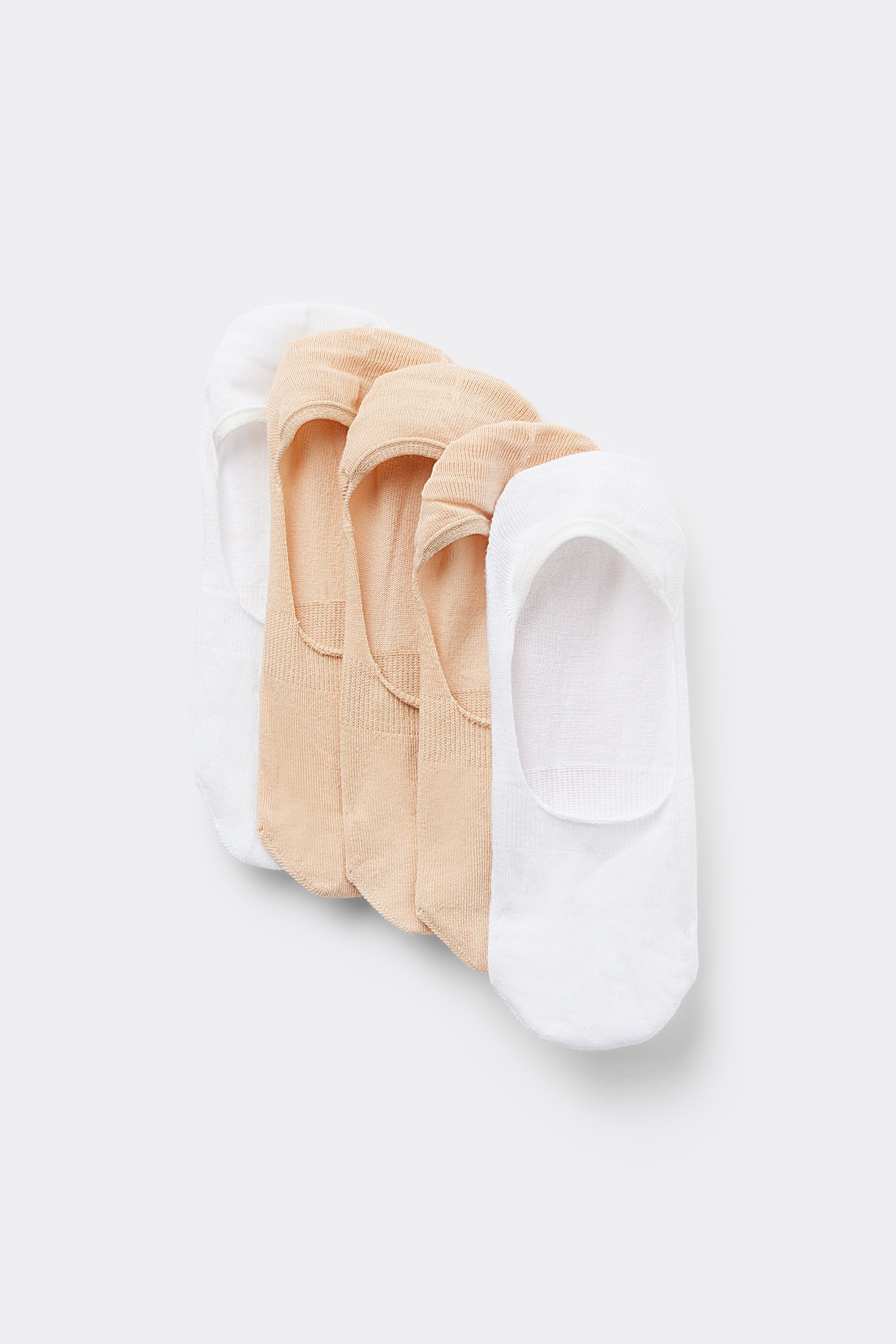 5 Pairs of Unisex Cotton No Show Socks