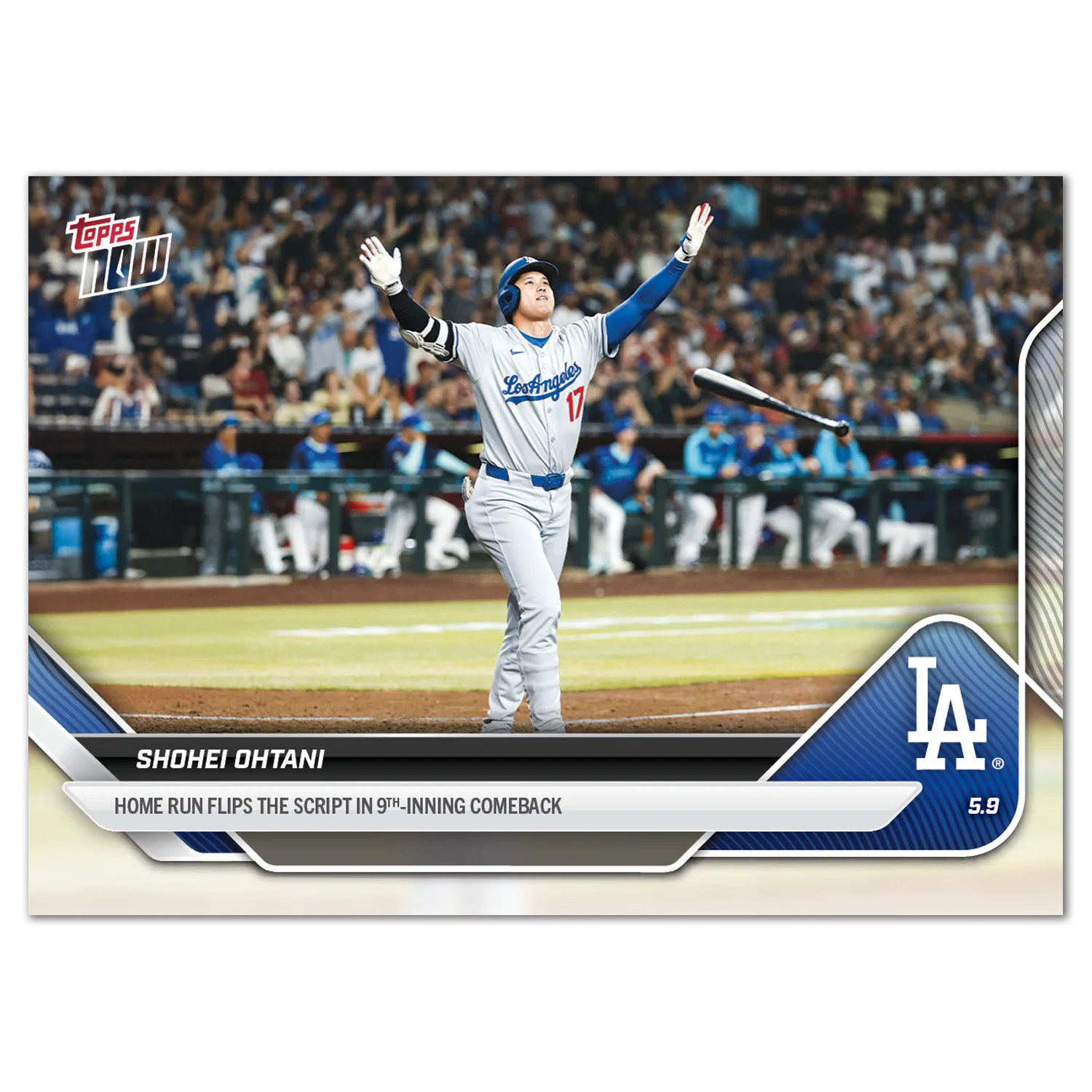 Shohei Ohtani - 2025 MLB Topps NOW® - Card 160