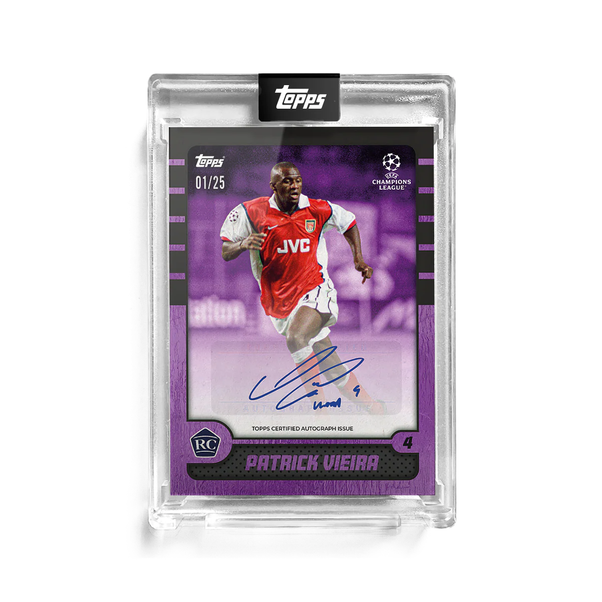 Patrick Vieira - Lost Rookies - Autograph - 1 of 25