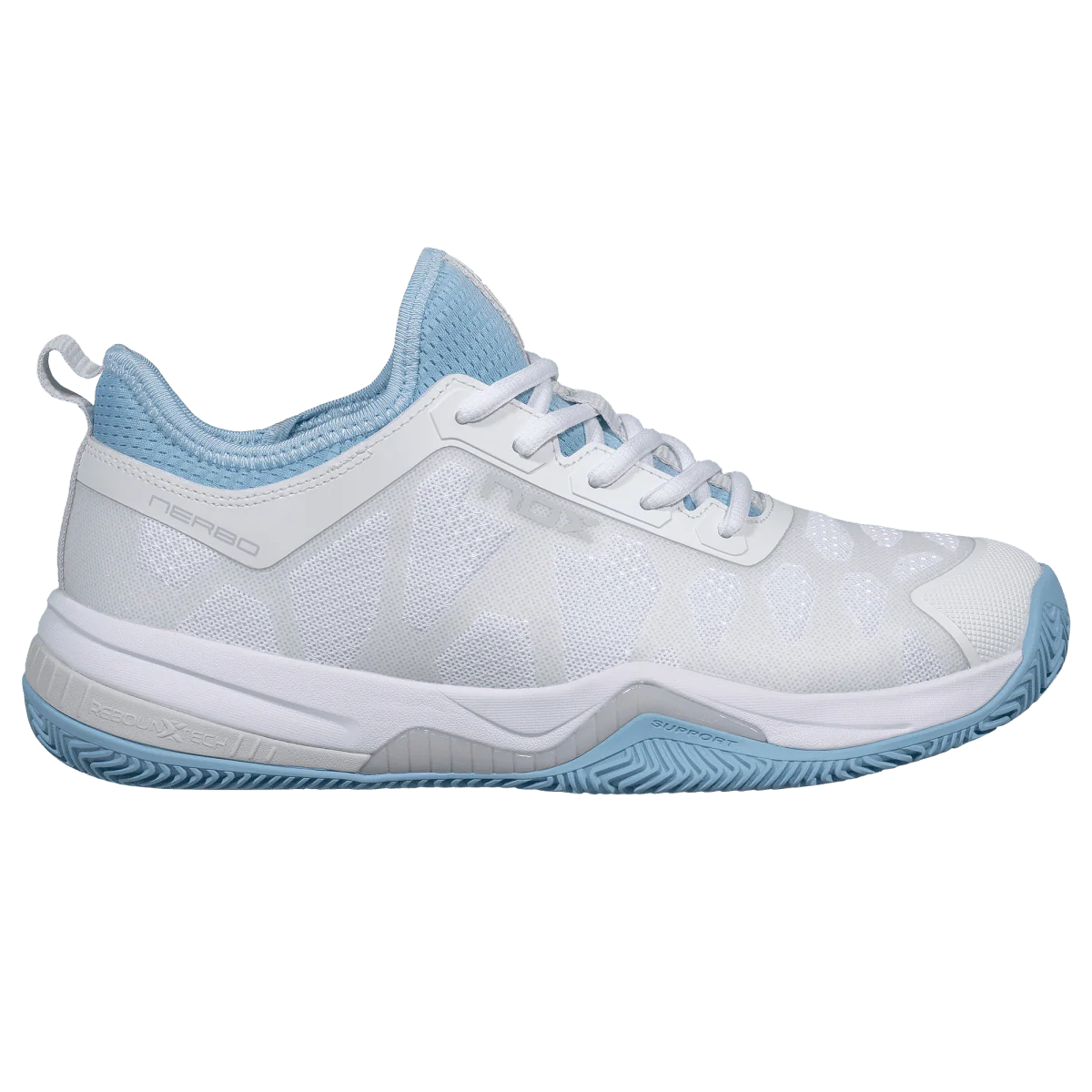 NERBO White/Sunset Blue Padel Shoes