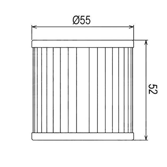 Filtre à huile HifloFiltro HF125 Type origineRef : HF0683 / HF125