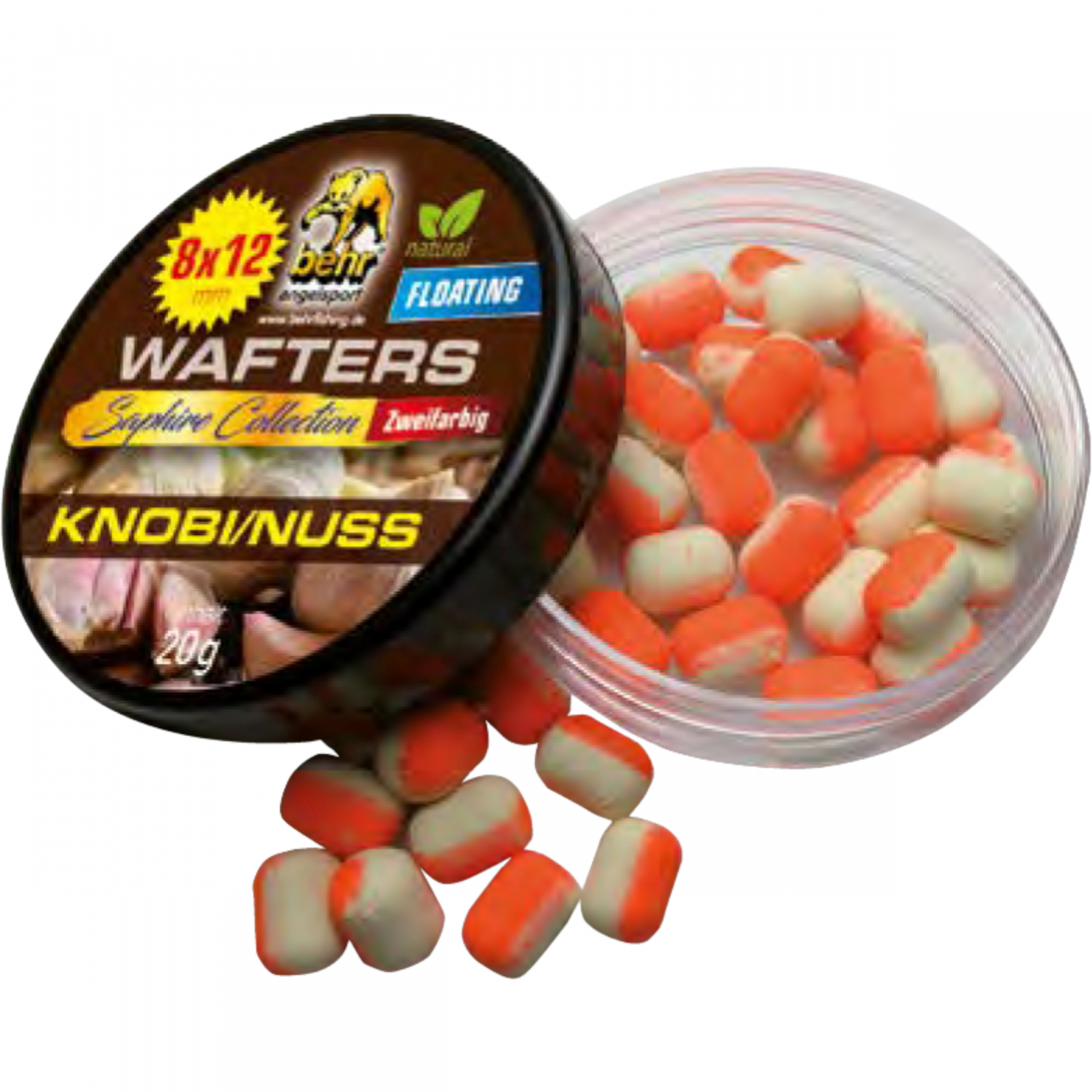 Behr Bi-Color Floating Wafters Saphire Collection (Knobi-Nuss)