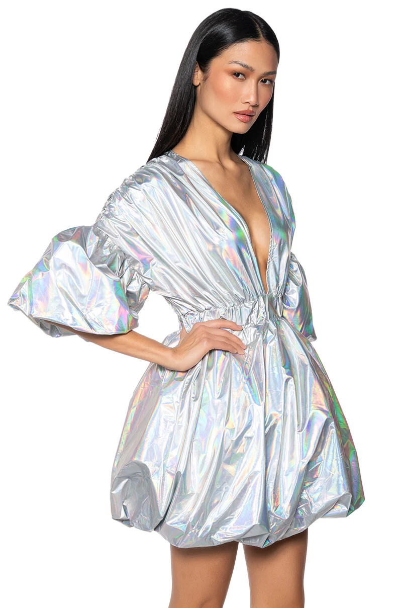 Seeing Stars Metallic Mini Dress
