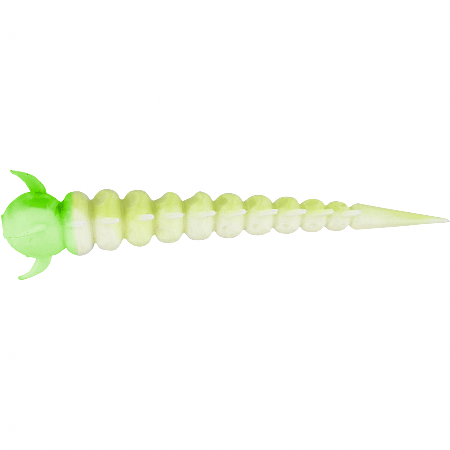 Westin Greedy Worm (White\/Chartreuse)