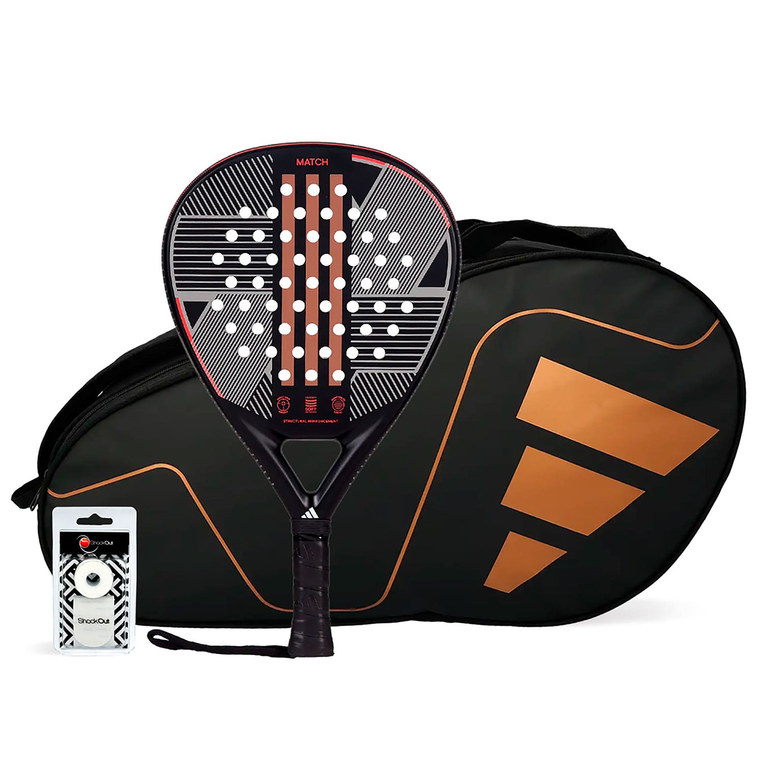PACK ADIDAS MATCH 3.3 COOPER PADELBAG CARBON CONTROL