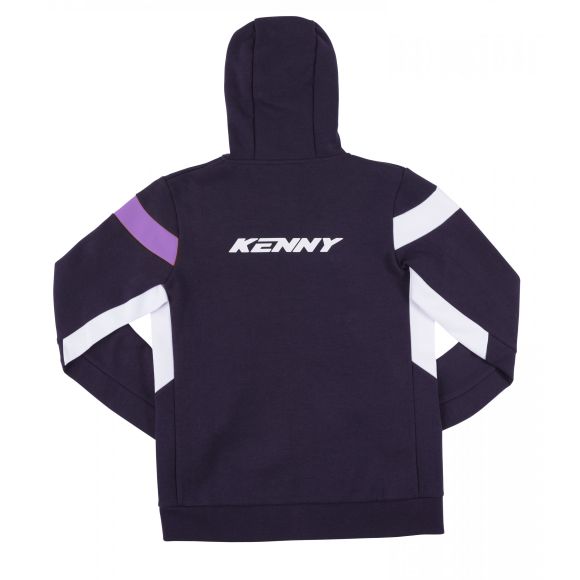 Sweat Kenny CAPUCHE ZIPPE RACING FEMME - BleuRef : KE2451