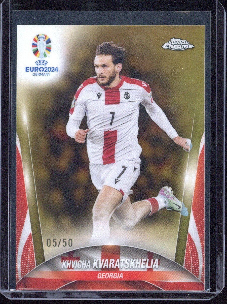 2024 Topps UEFA EURO Khvicha Kvaratskhelia /50