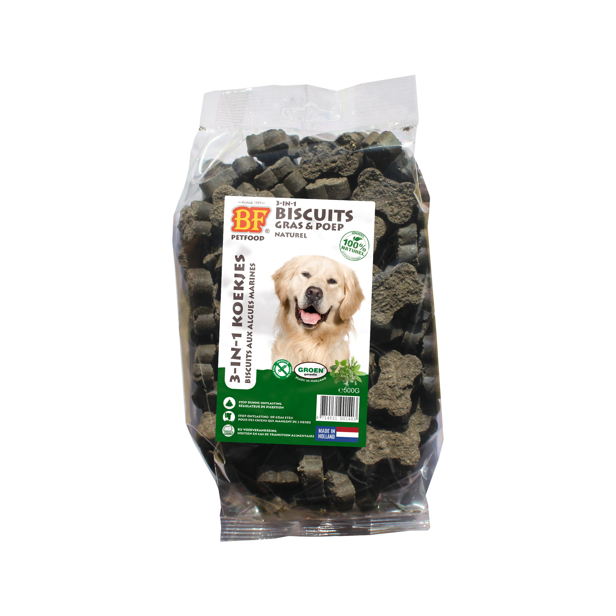 Biofood 3 in 1 Dog Biscuits - 500 grams