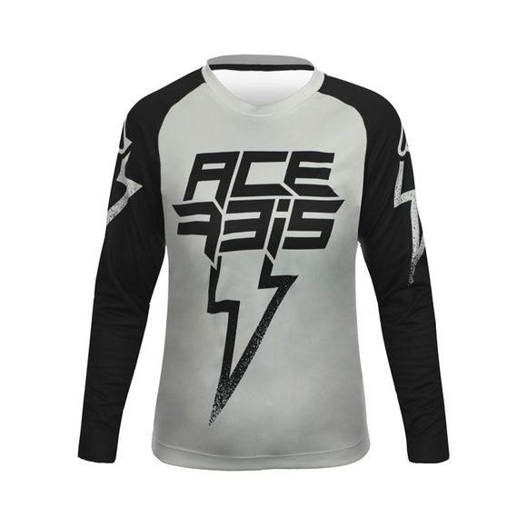 Acerbis MX J-KID FIVE cross jersey - Gray / BlackRef: AE5418
