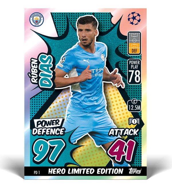 Topps Champions League Match Attax EXTRA 2021/22 - Mega Tin Power Defence