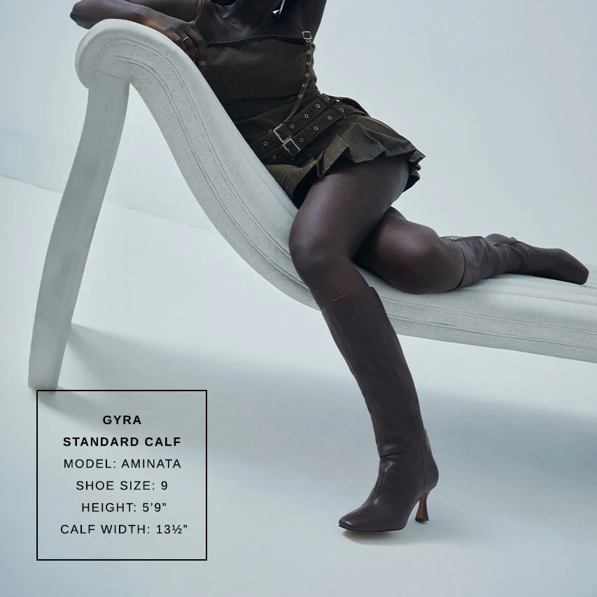 GYRA BOOTS CHOCOLATE LEATHER