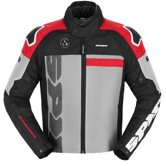 Spidi Progressive Net H2Out Motorcycle Jacket - RedRef: Spi0604-C124