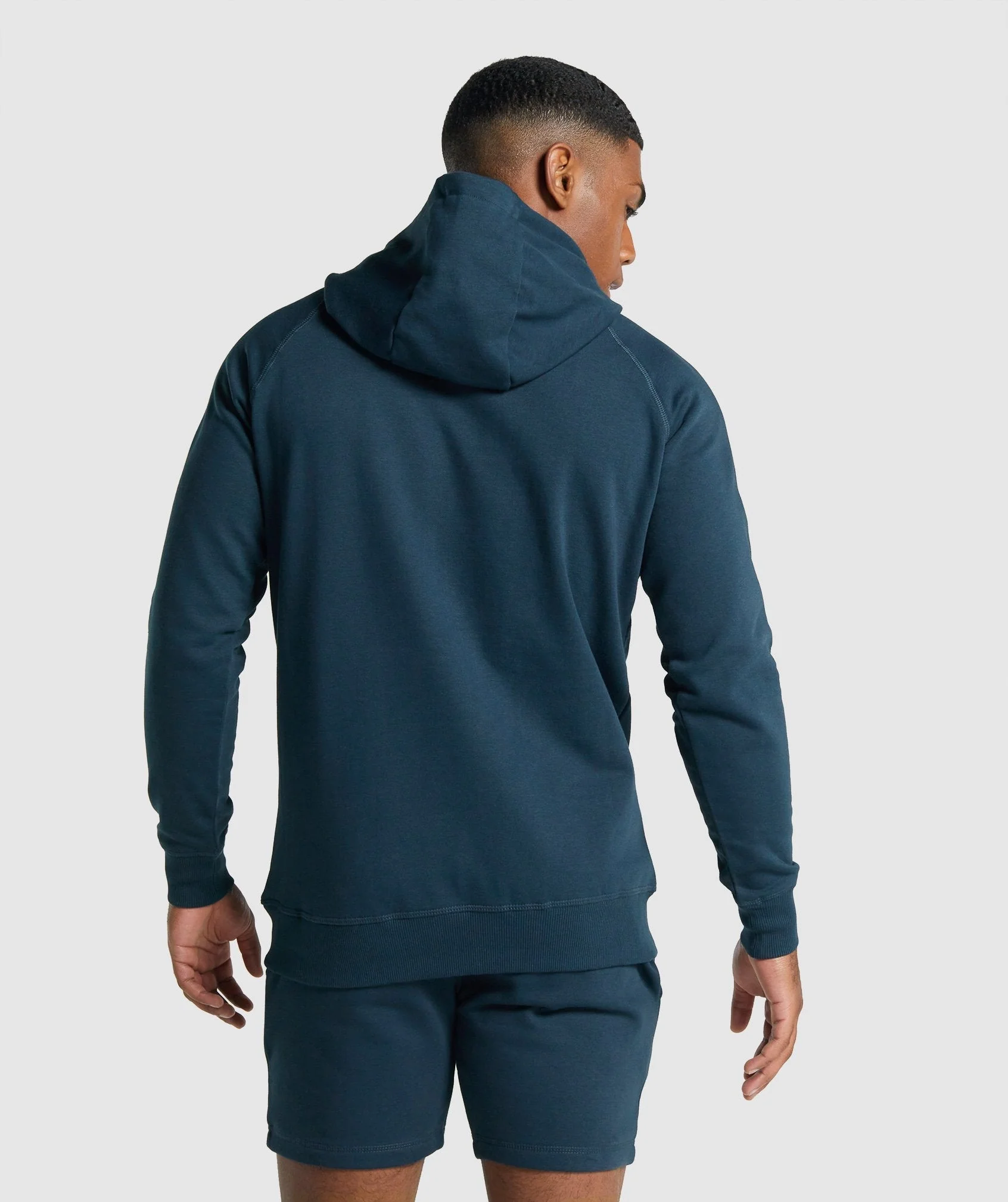 Crest Hoodie Navy