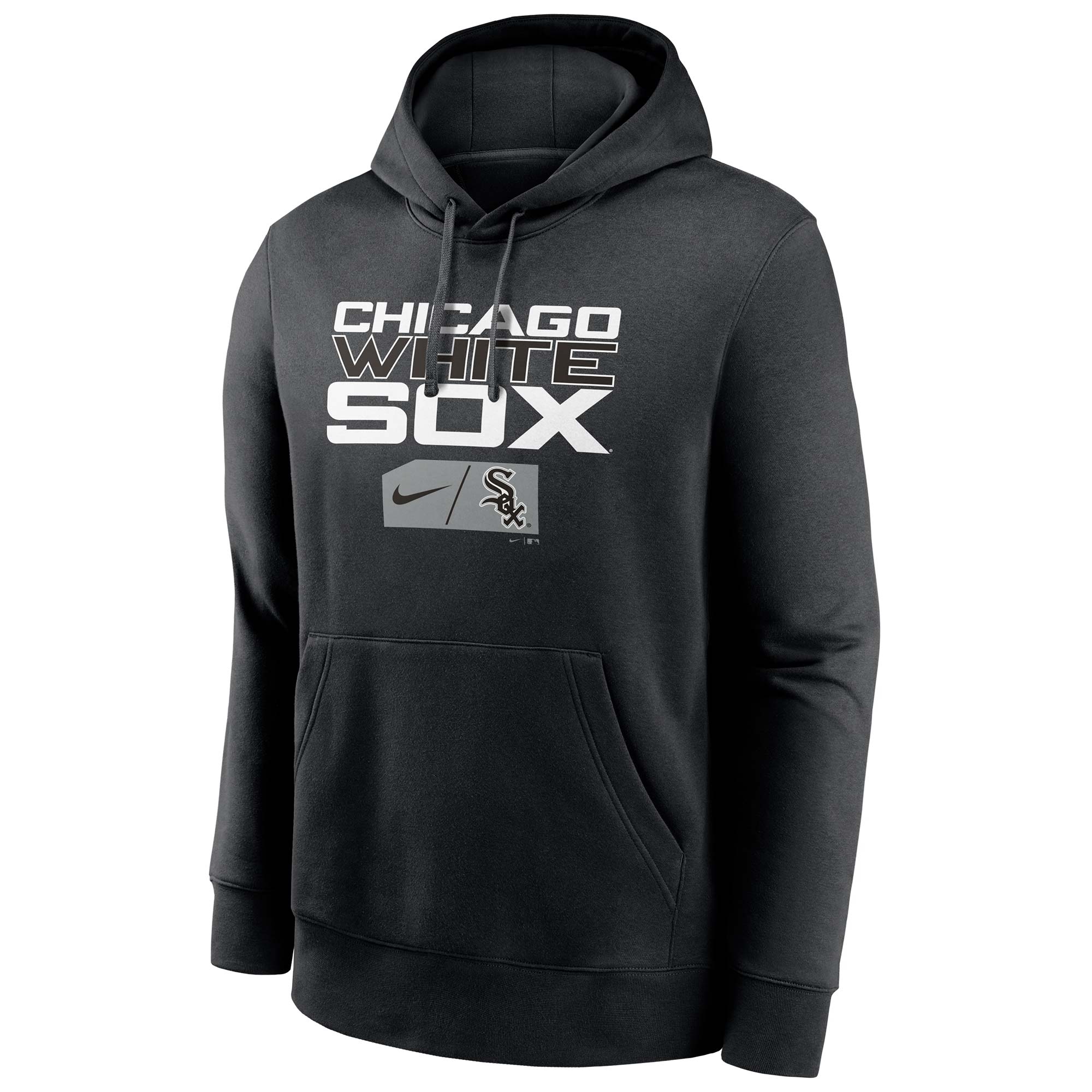 Chicago White Sox Lettering Nike Club Fleece MLB Hoodie Black