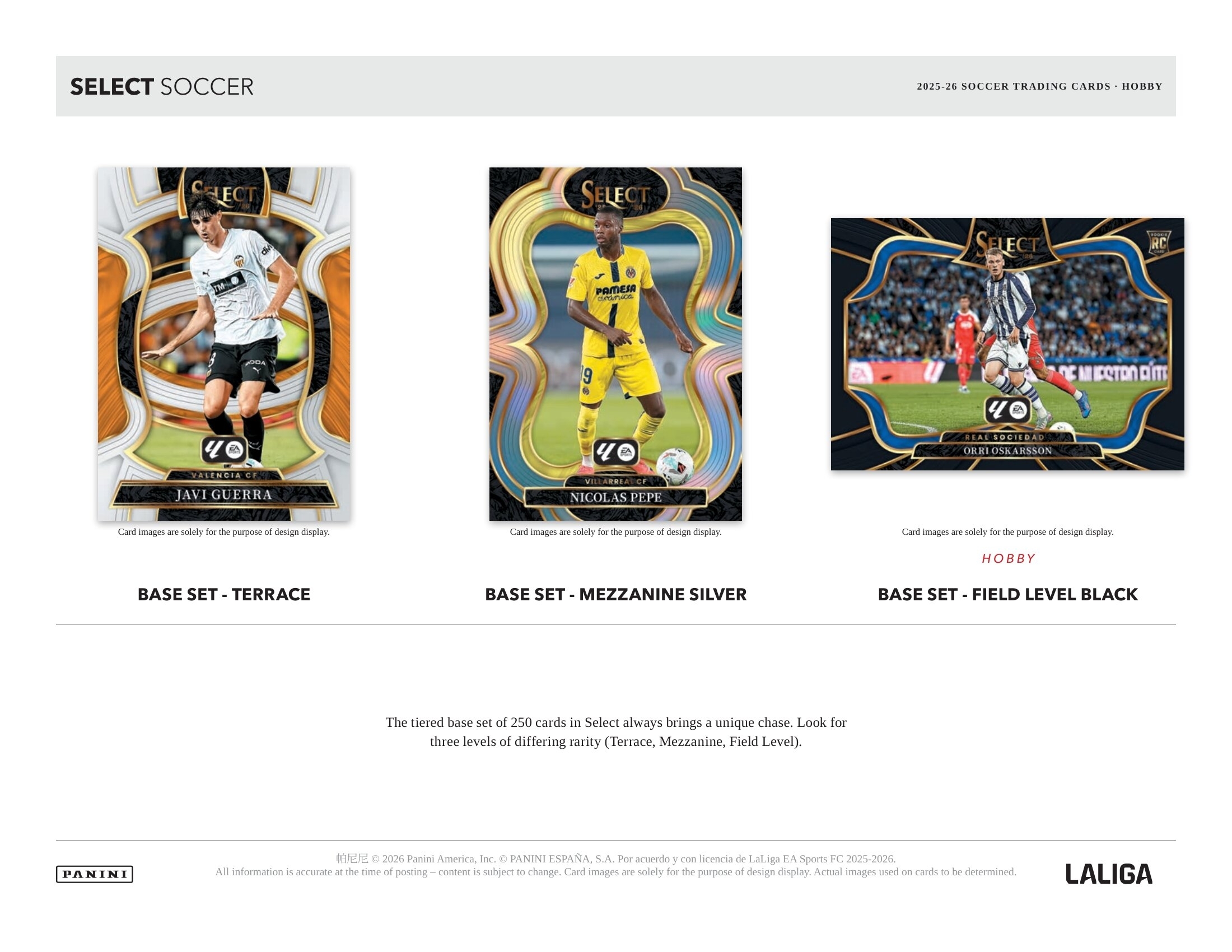 2025/26 Panini Select La Liga Football Blaster Box