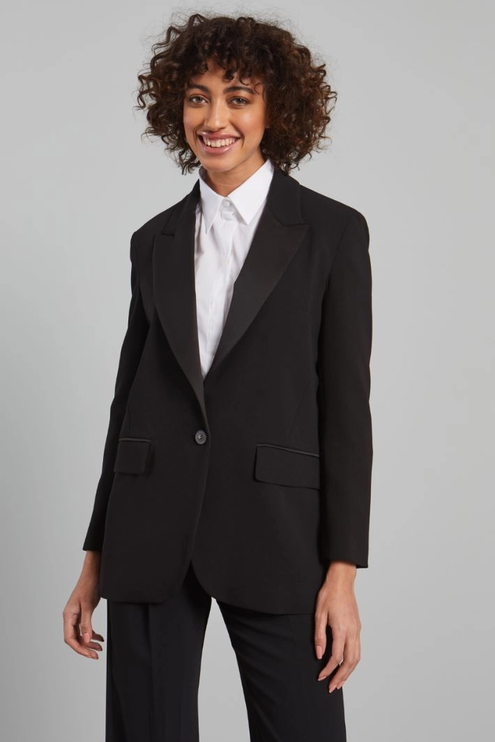 Tuxedo jacket - BLACK