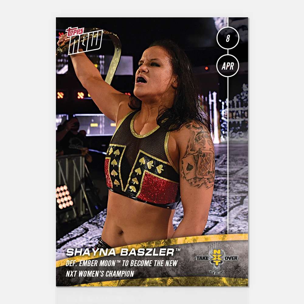 Shayna Baszler - NXT TOPPS NOW® Card 6 - Print Run: 80