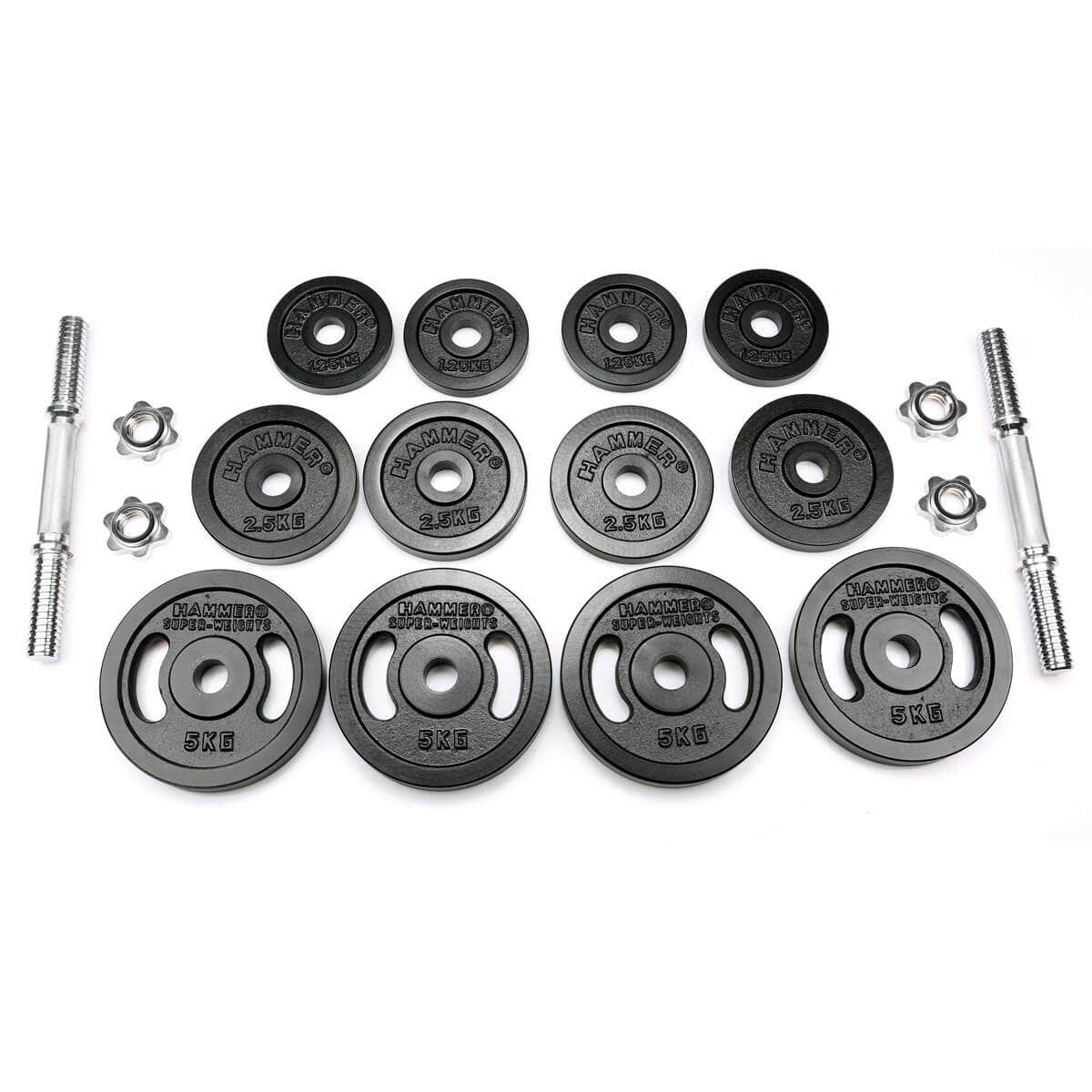 Dumbbell set 30 mm 40 kg