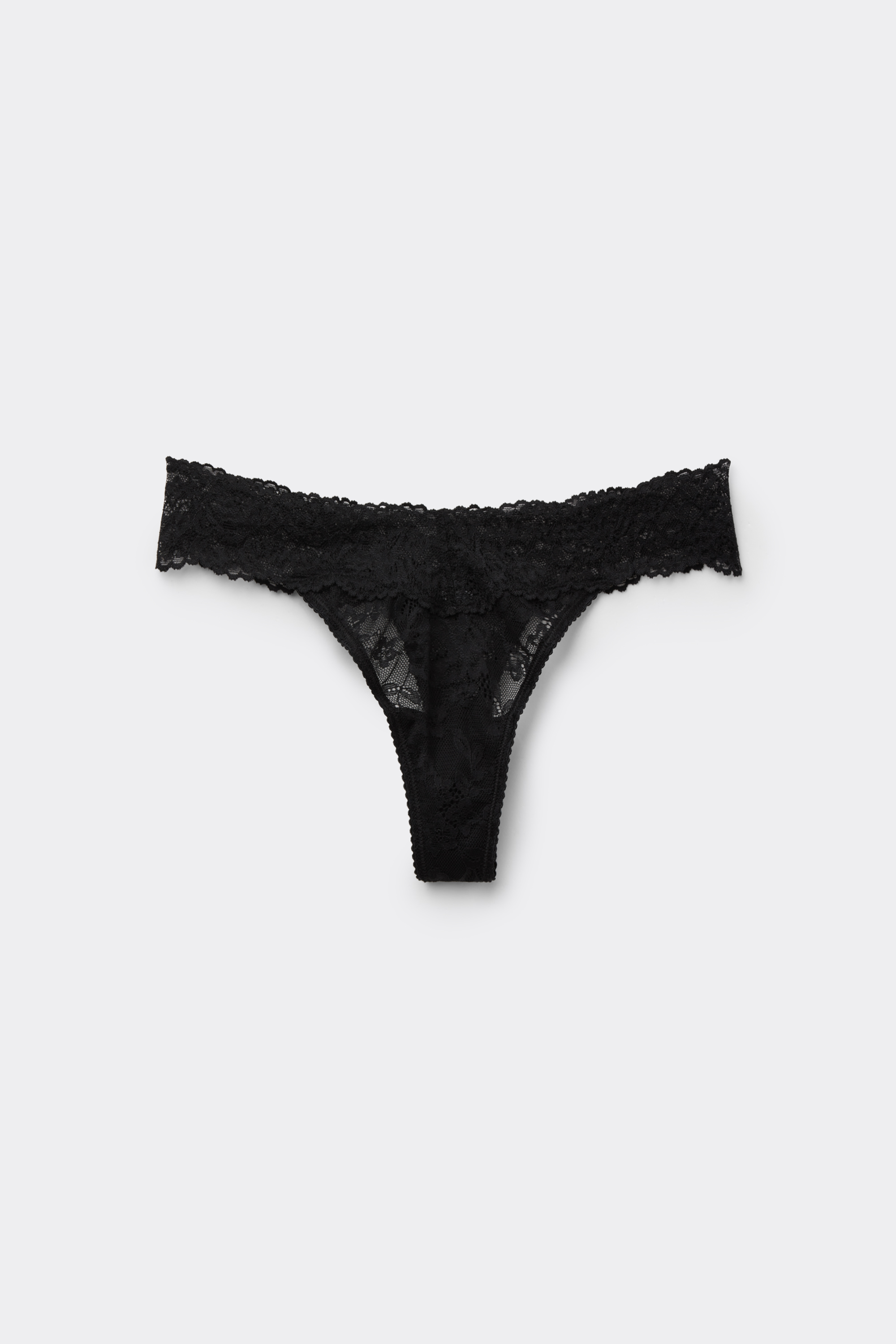 High-Cut Recycled Lace G-String