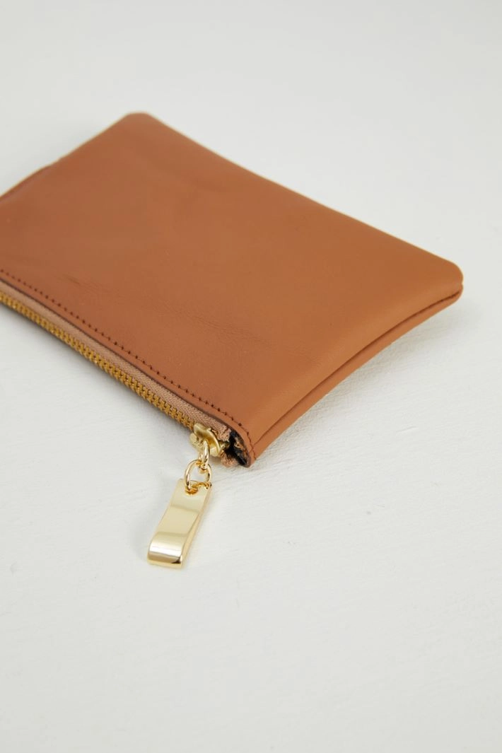 Leather wallet - LEATHER GOLD