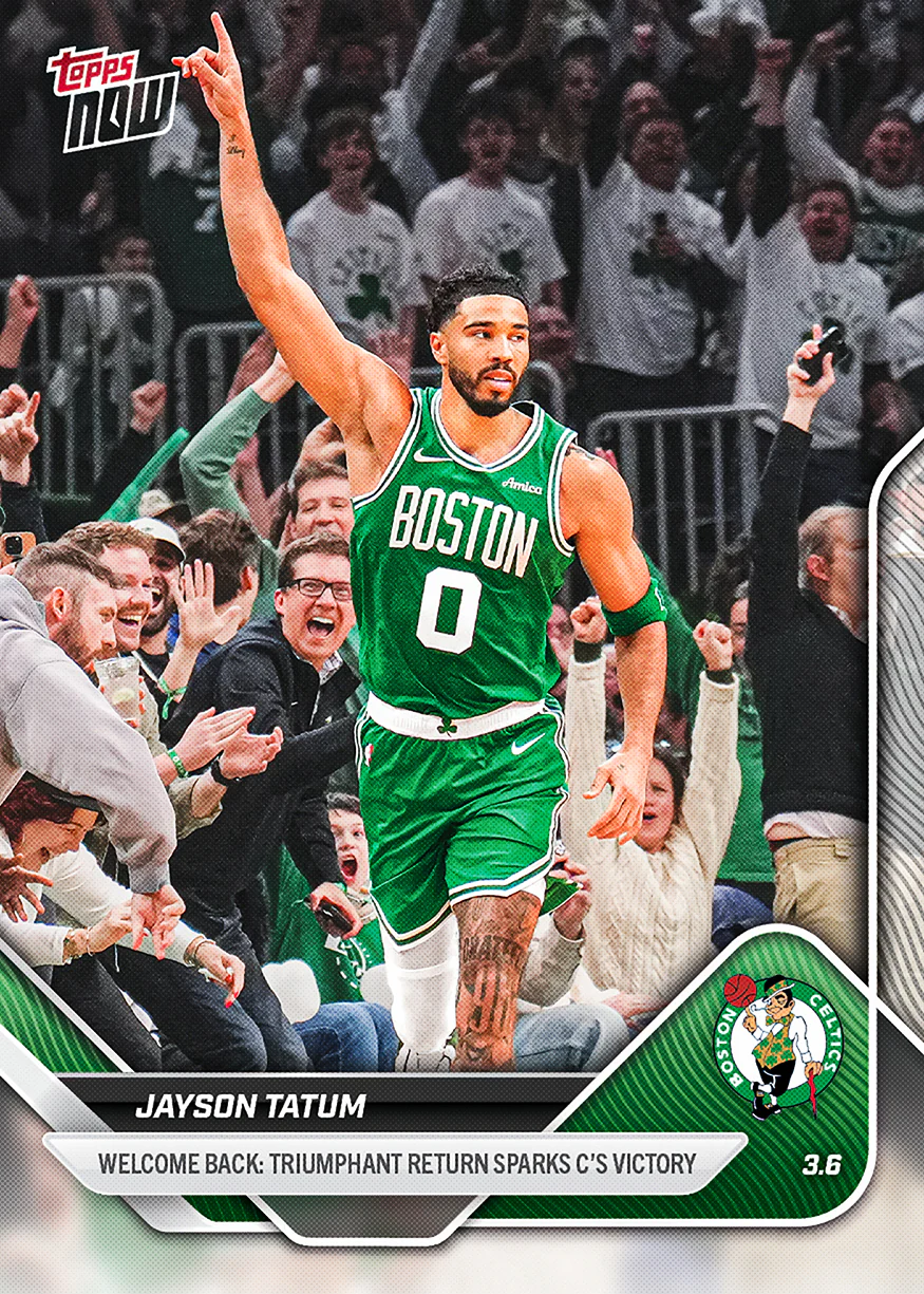 Jayson Tatum - 2025-26 NBA Topps NOW® - Card 197