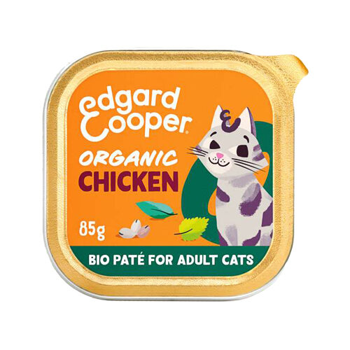 Edgard & Cooper Adult Cat - Organic - Chicken - Pâté - 16 x 85 g