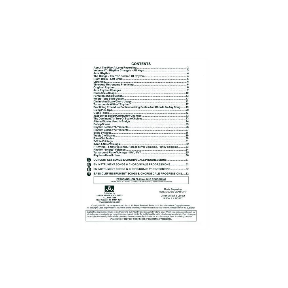 Jamey Aebersold I Got Rhythm – Thomann Ireland