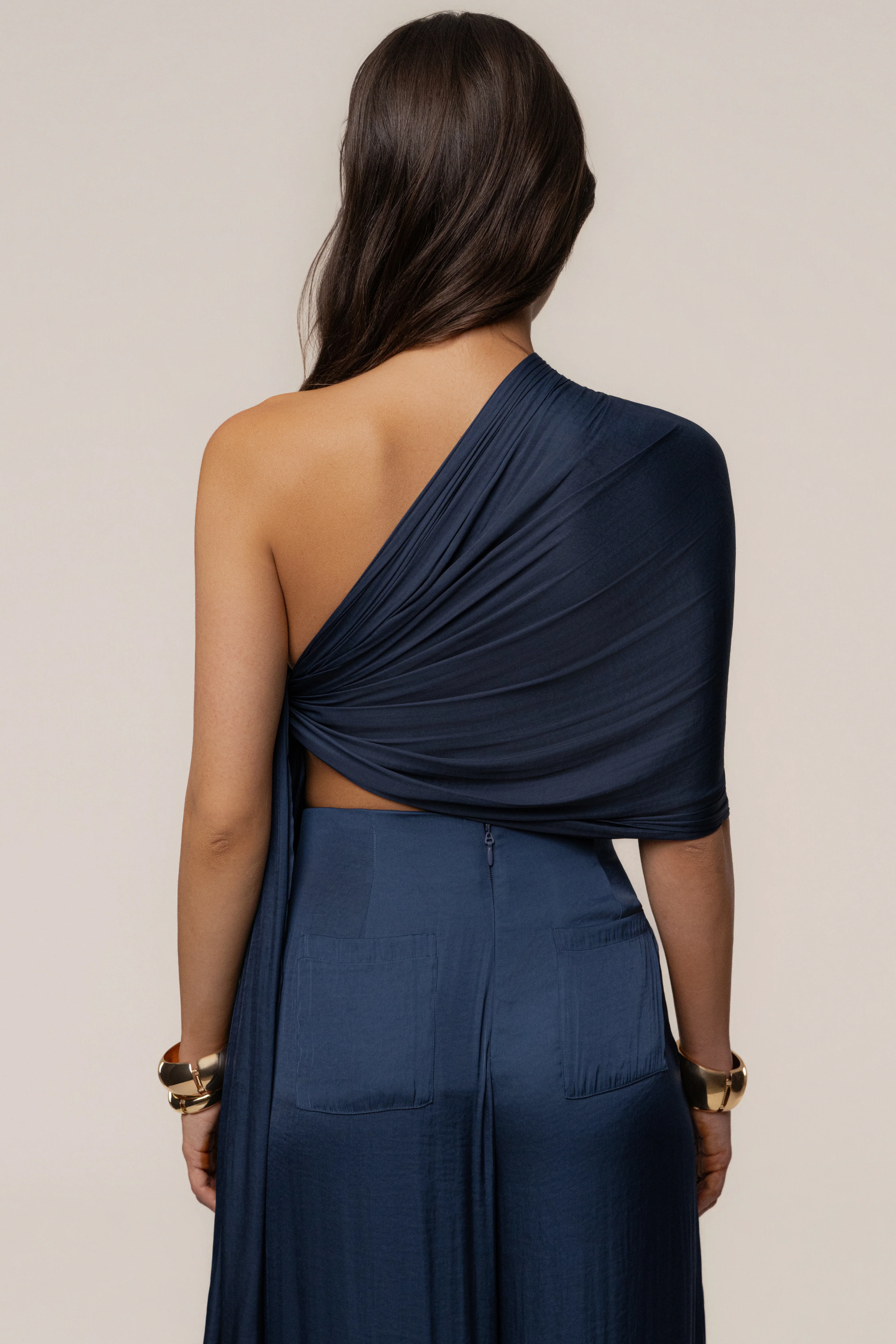 Blue Marina Multi-Wrap Scarf