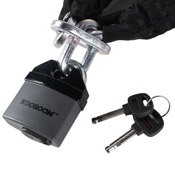 Anti-Theft Kooroom Protect Set Chainlock 120 Cm Universal - GrayRef: KOR0017