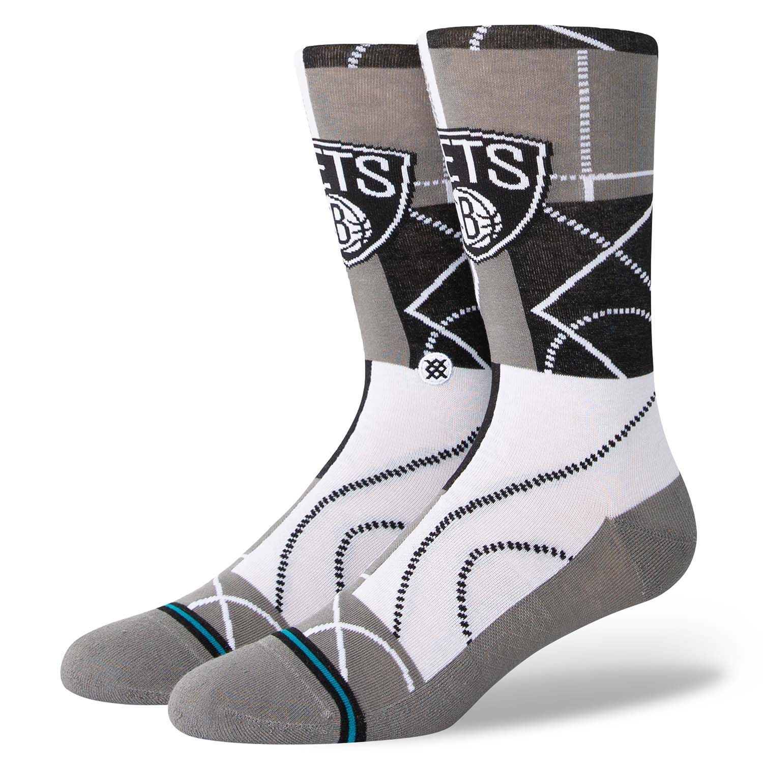 Brooklyn Nets Zone Stance NBA Crew Socks
