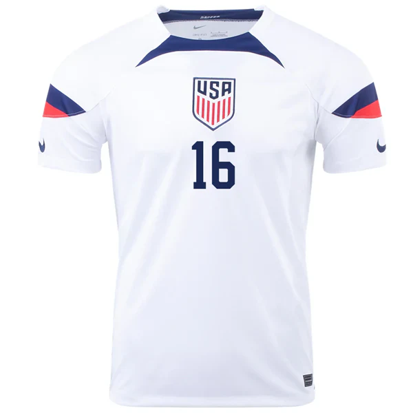 United States Jordan Morris Home Jersey 22/23 (White/Loyal Blue)
