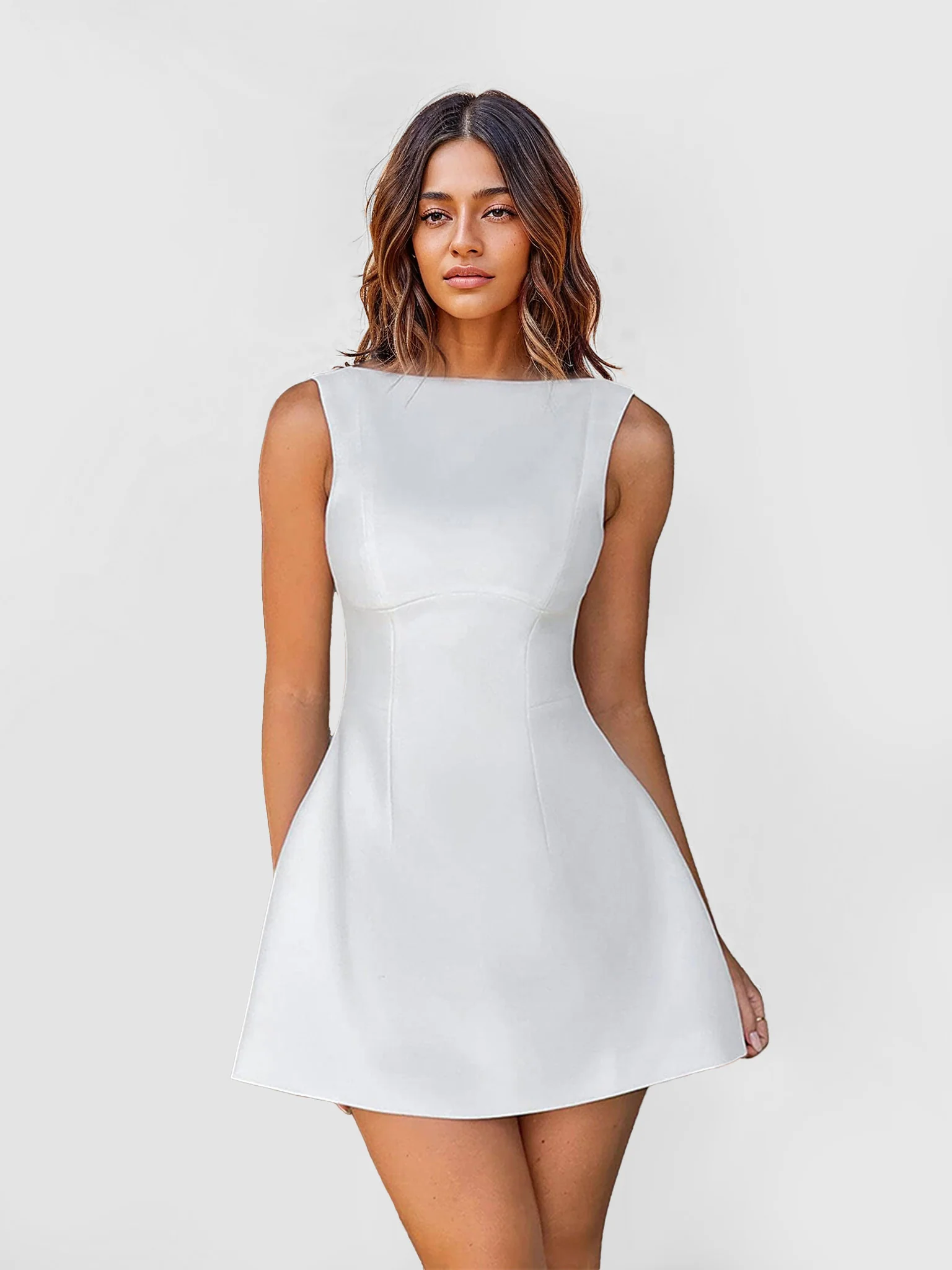 Simple A-Line Mini Dress
