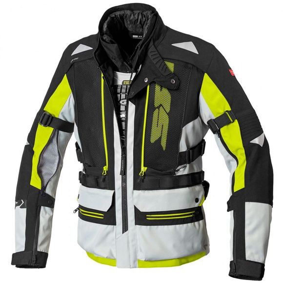 Motorcycle Jacket Spidi Allroad H2Out - YellowRef: SPI0535-C616
